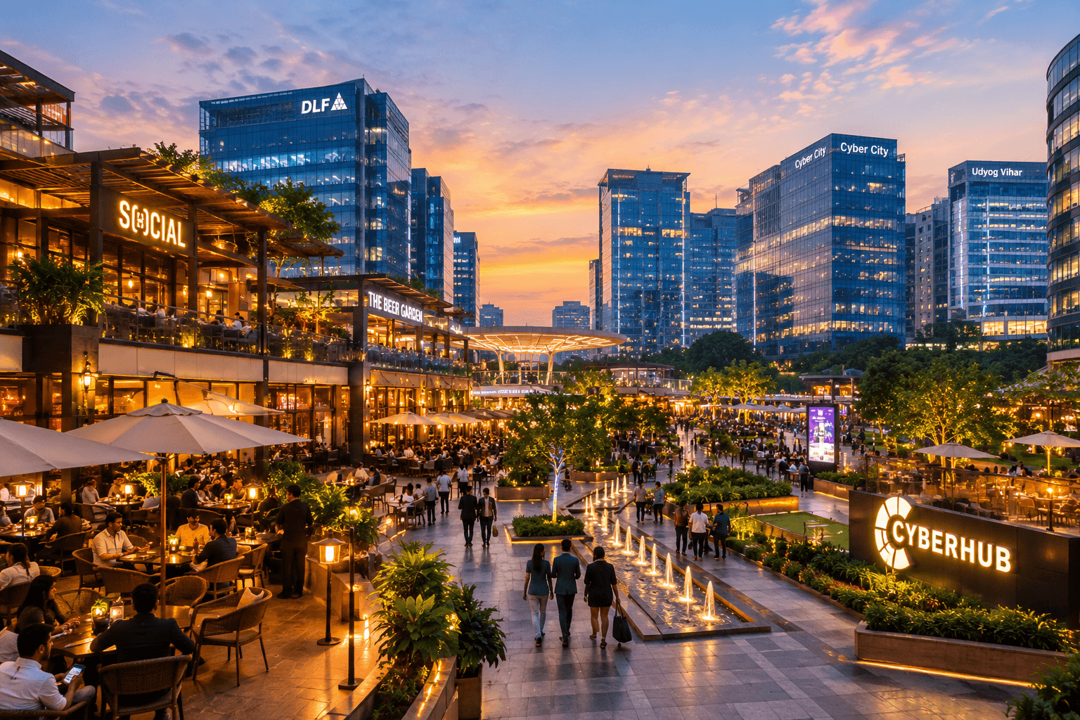 Cyber Hub & Modern NCR | Dining & City Life