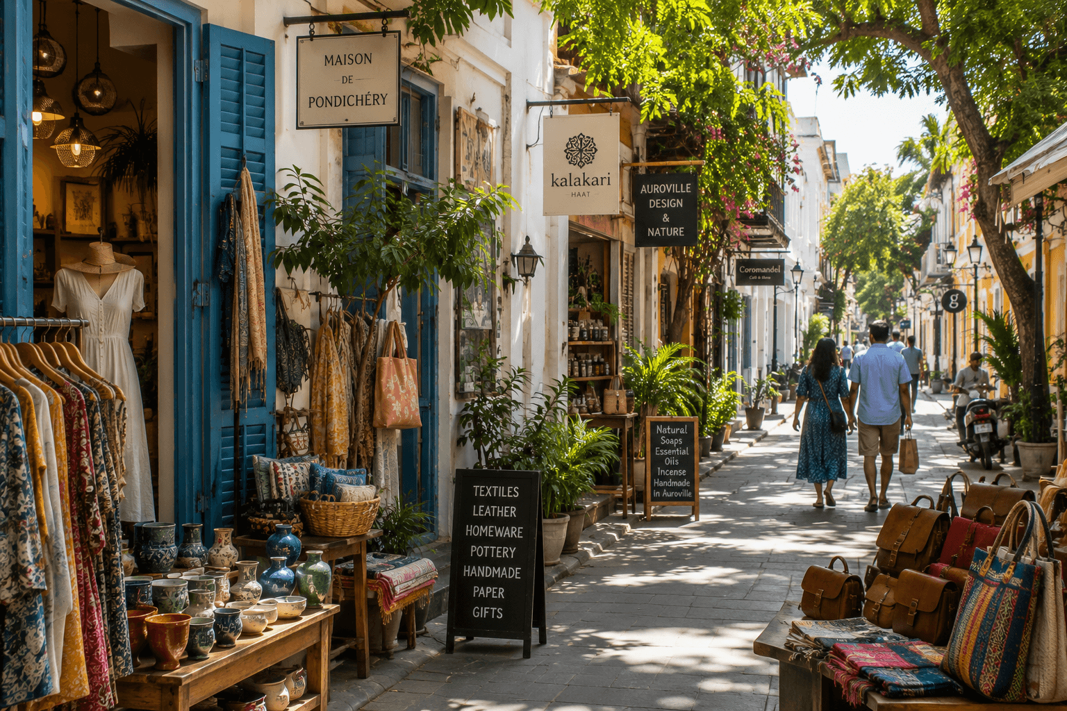 Shopping in Pondicherry
