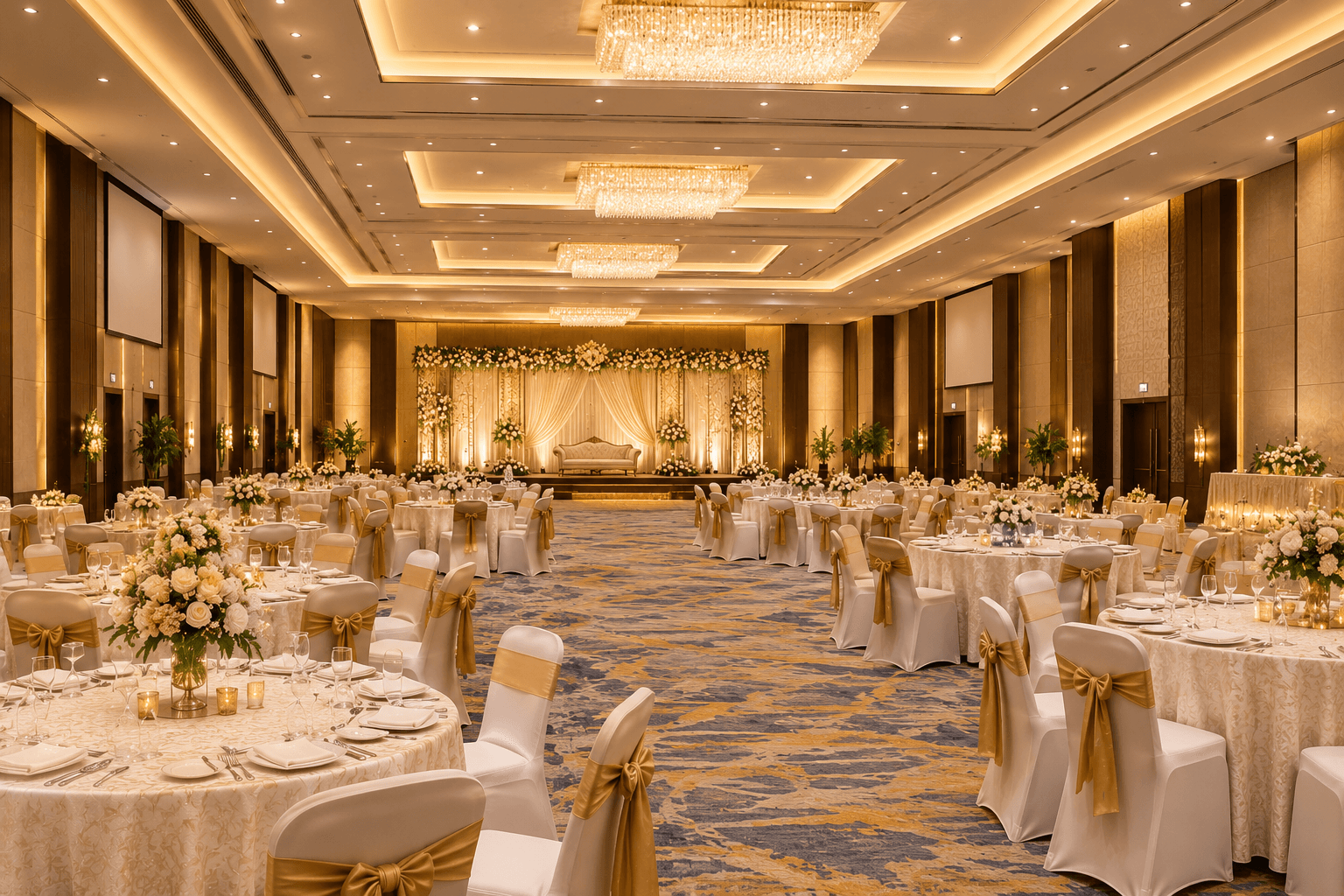 For Large Indoor Weddings