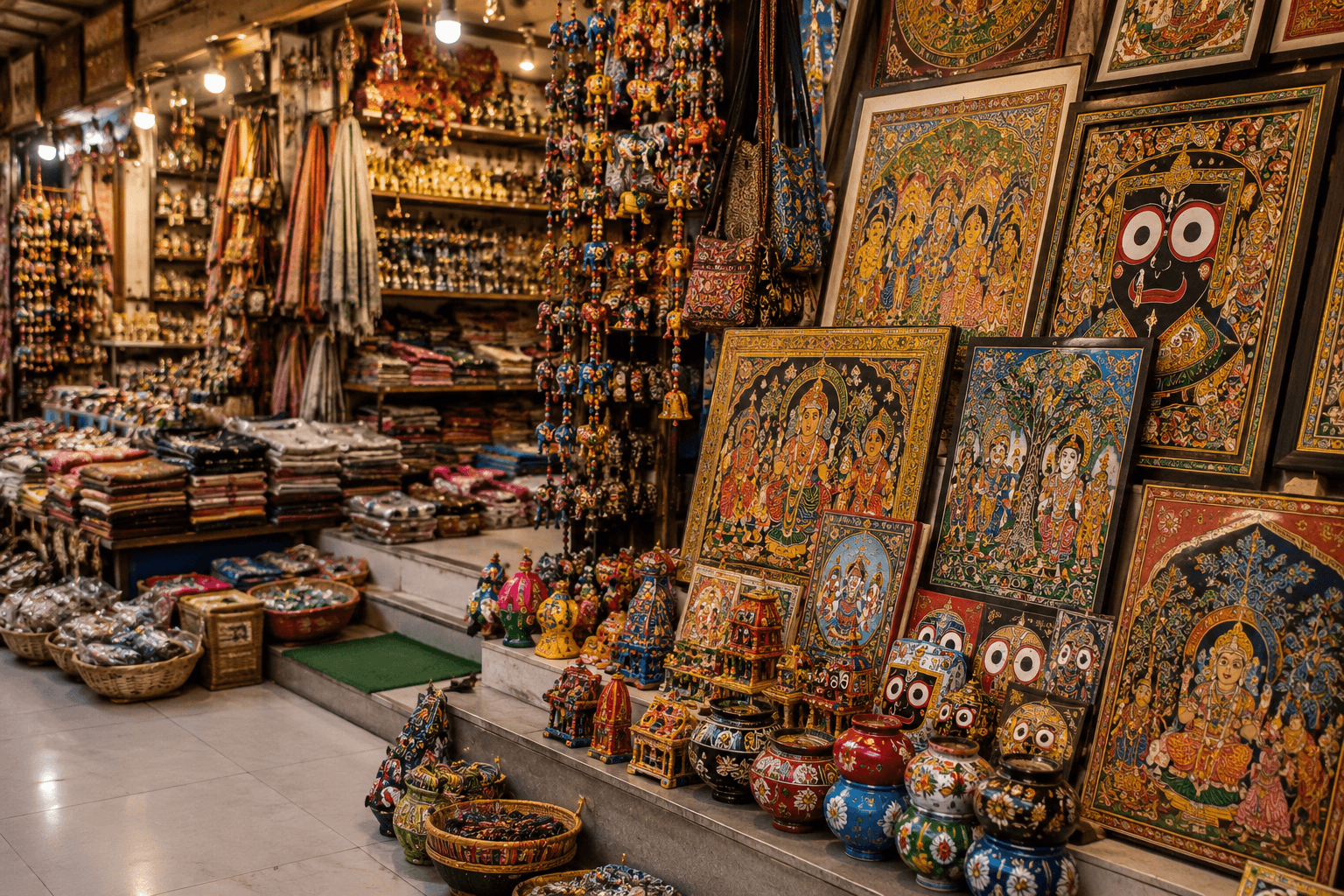 Shopping and Crafts in Puri