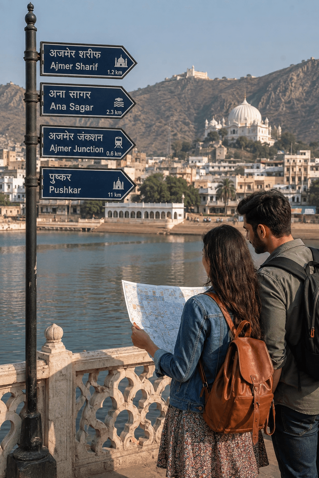 Ajmer Map & Key Travel Directions
