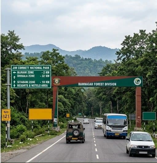 Ramnagar Rail & Road Access