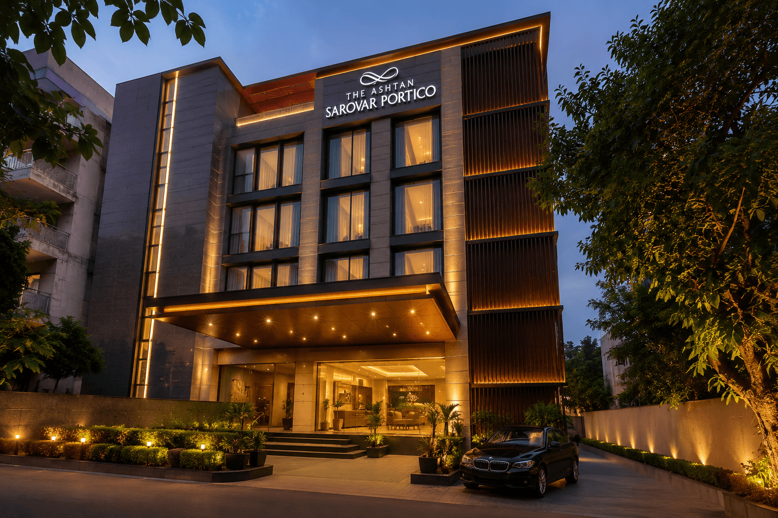 The Ashtan Sarovar Portico, Green Park