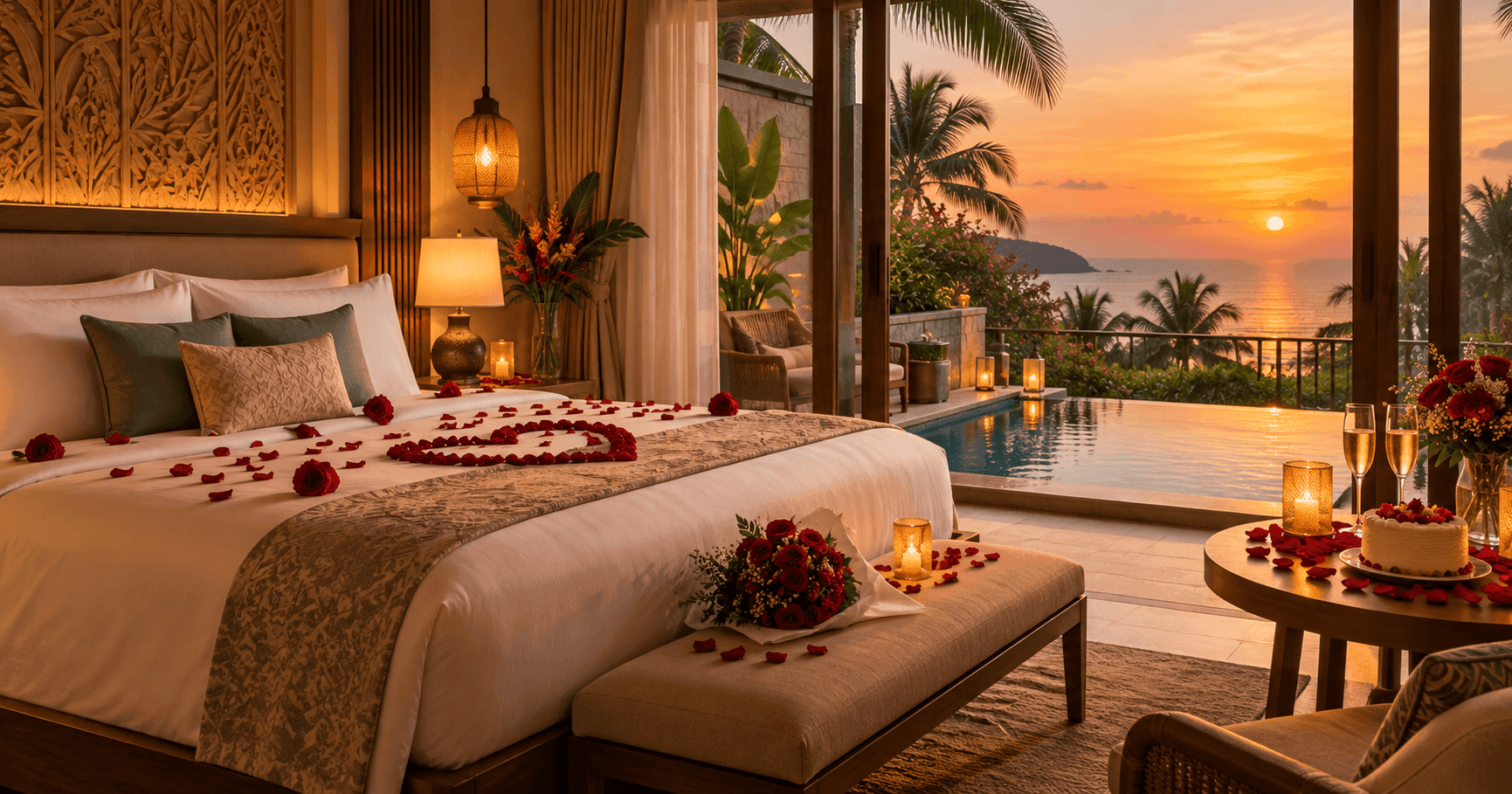 Planning a Surprise Romantic Getaway in Goa: How to Request a Room Setup at a Sarovar Hotel