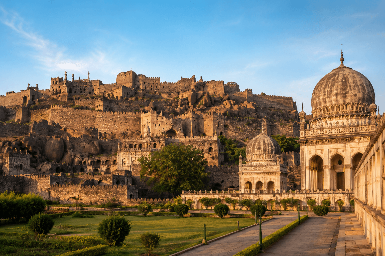 Golconda Fort & Qutb Shahi Tombs | Deccan History